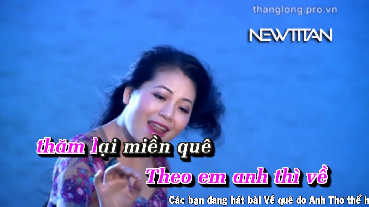 [Karaoke] Về qu&ecirc; - Anh Thơ Full Beat Phối Chuẩn