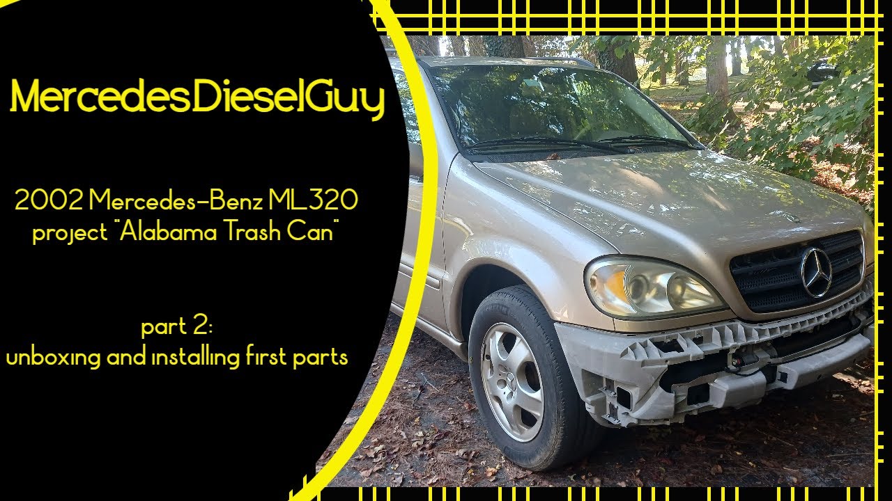 2002 Mercedes ML320 project - part 2: unboxing parts (NOT A DIY VIDEO)