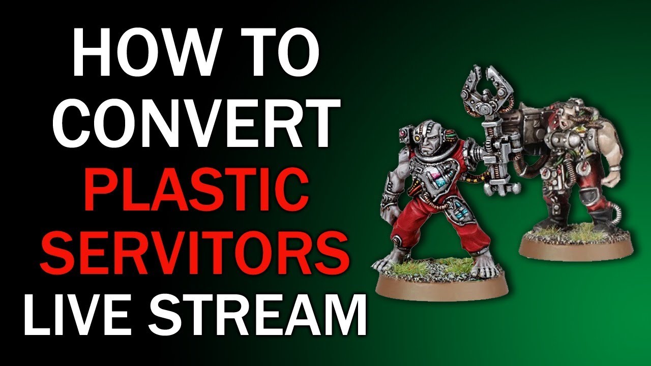 How To Convert Plastic Servitors - Live Stream