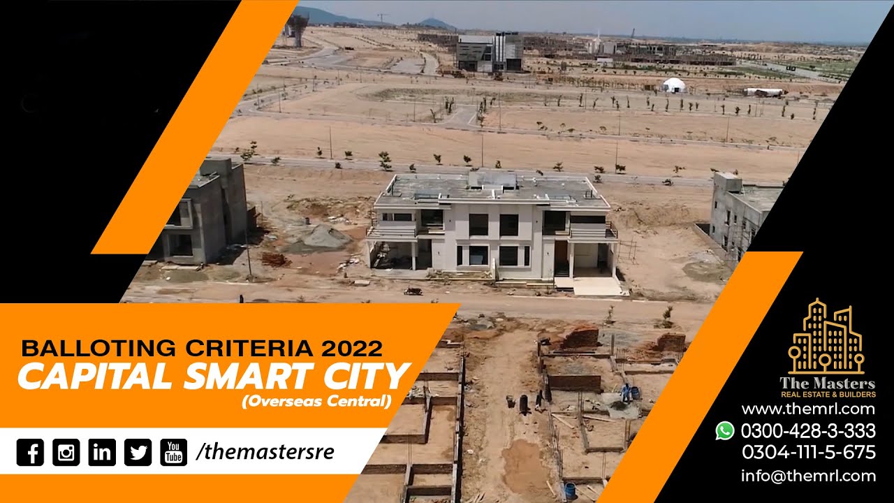 Capital Smart City Balloting and Selection of Plots 2022 | Overseas Central