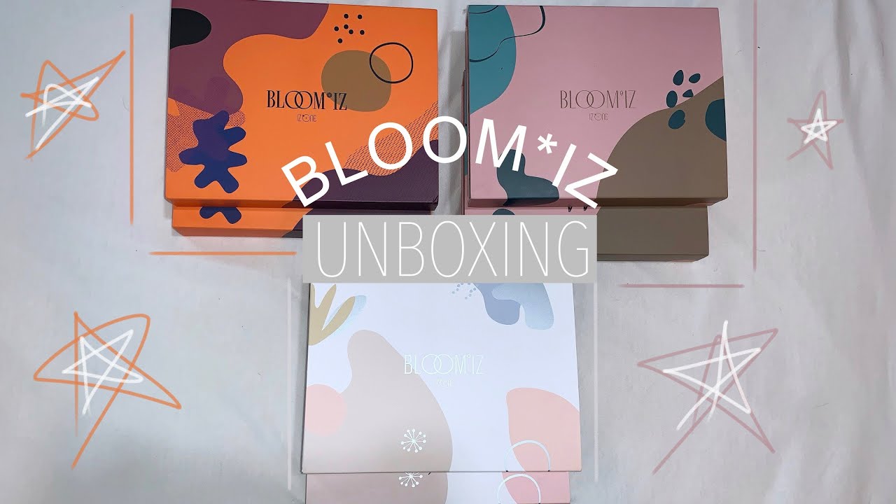 ✰ IZ*ONE BLOOM*IZ UNBOXING ✰ 3 SIGNED + 3 UNSIGNED