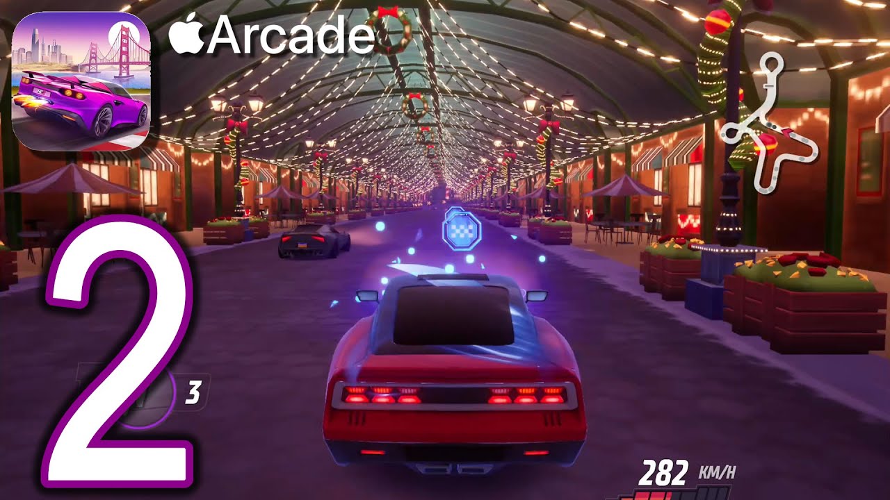 Horizon Chase 2 Apple Arcade Walkthrough - Part 2 - World Tour: Brazil