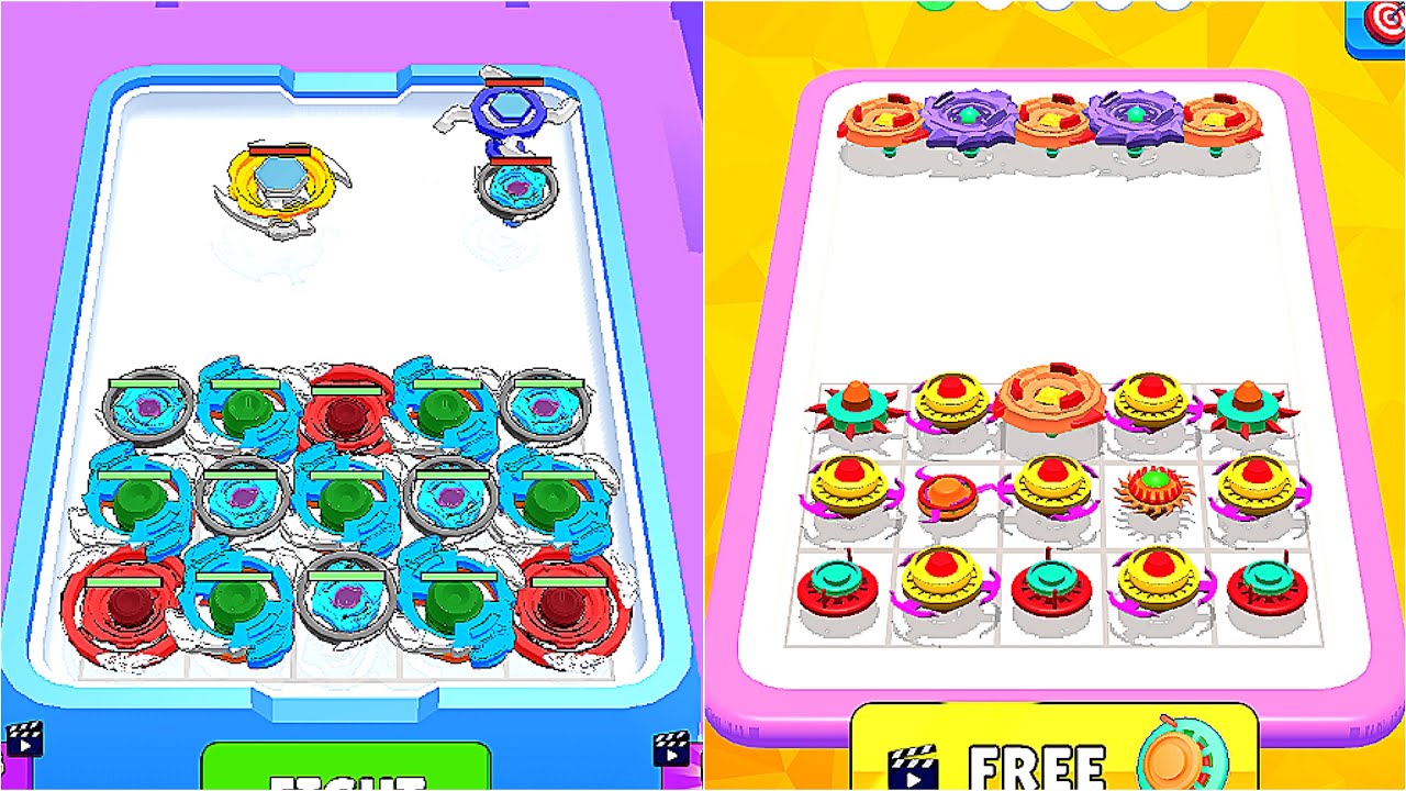 Spinner Merge: Masters Vs Spinner Fighting Merge Battle Max Level Gameplay