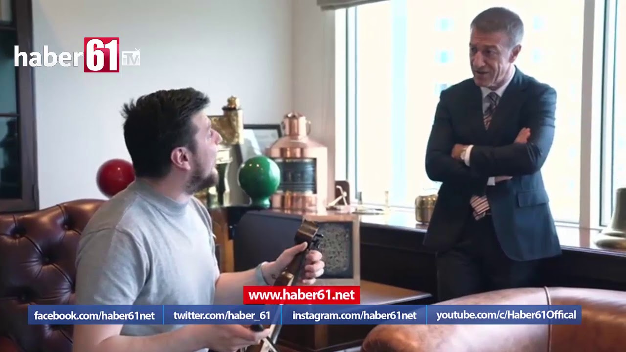 Trabzonspor Başkanı Ahmet Ağaoğlu ve Ekin Uzunlar'dan özel video