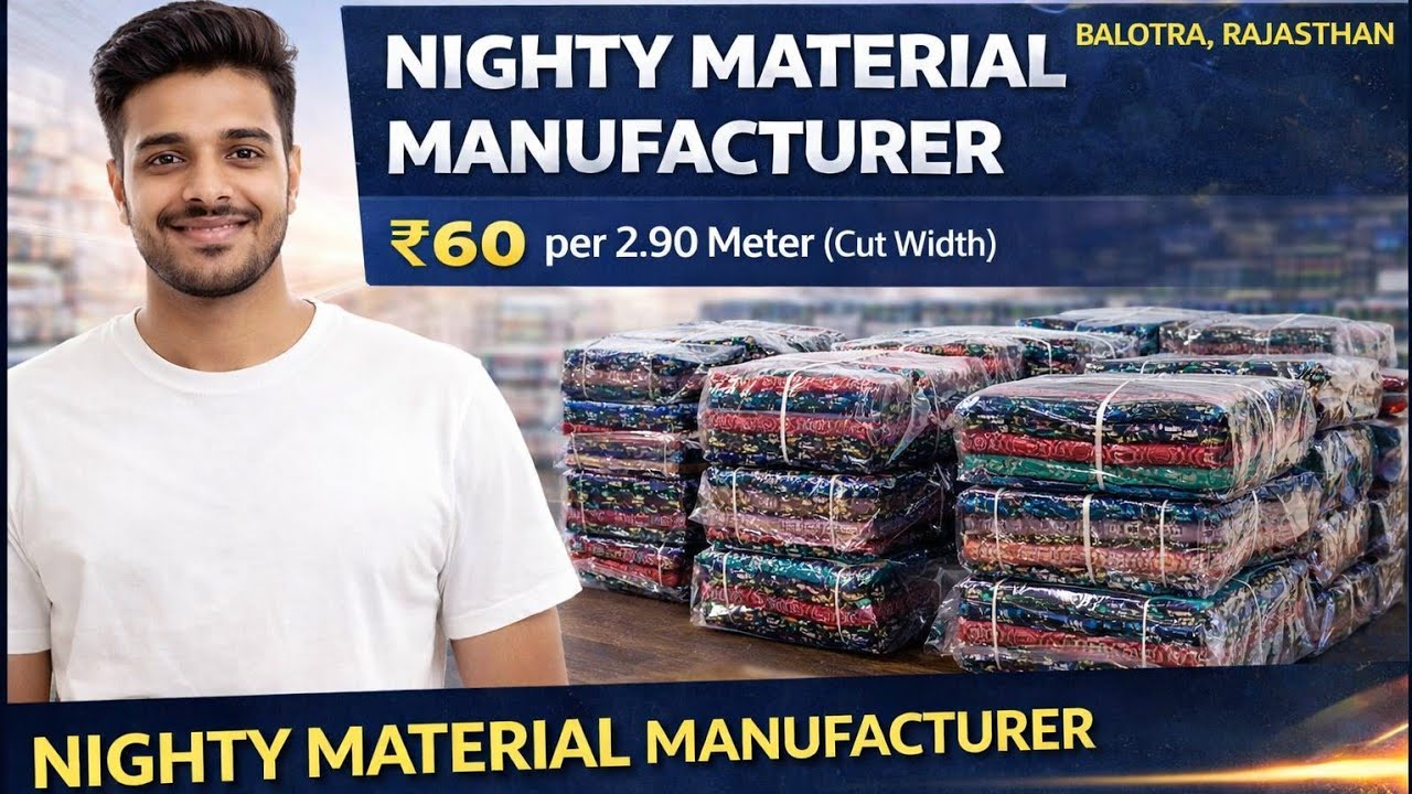 BALOTRA NIGHTY , POPLIN , ASTAR ,FALL ,PETTICOAT, MAXI 🔥 BIGGEST MANUFACTURER AND BULK WHOLESALER🔥