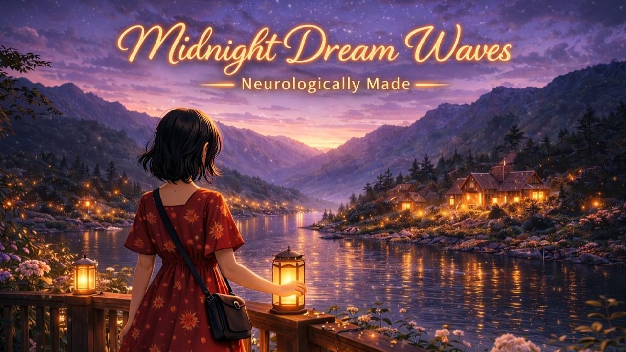 Midnight Dream Wave | Handcrafted Dreamy music for Calm Study 🌌
