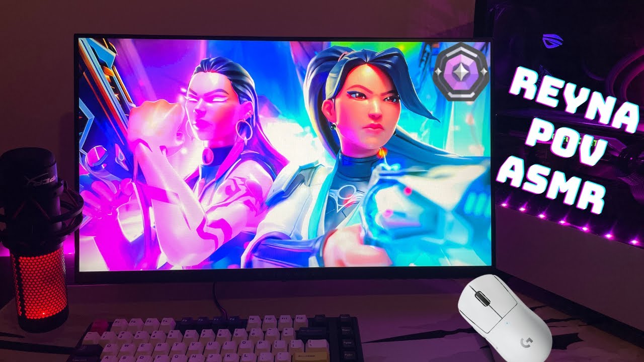 ASMR Gaming 🤫 VALORANT Keyboard Sounds + REYNA POV