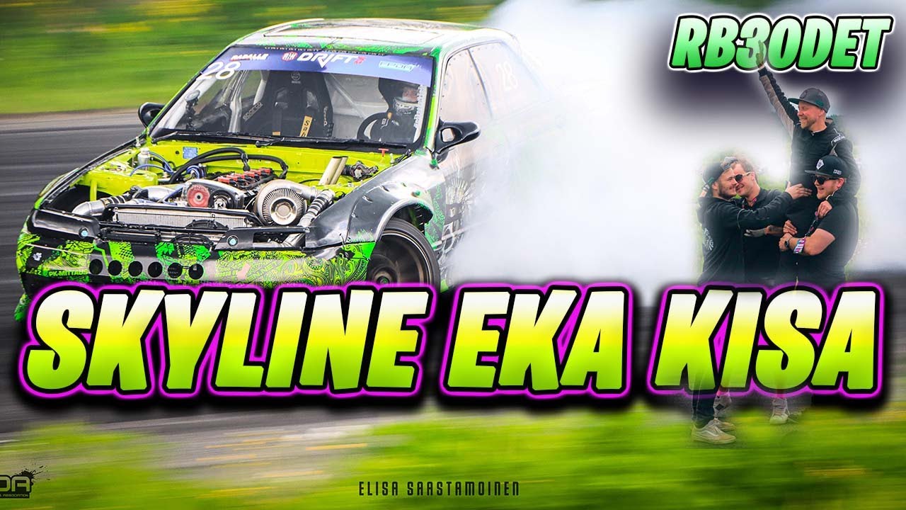 Skyline EKA KISA Drifting SM Kuopio || #finndriftlife S22 ep9