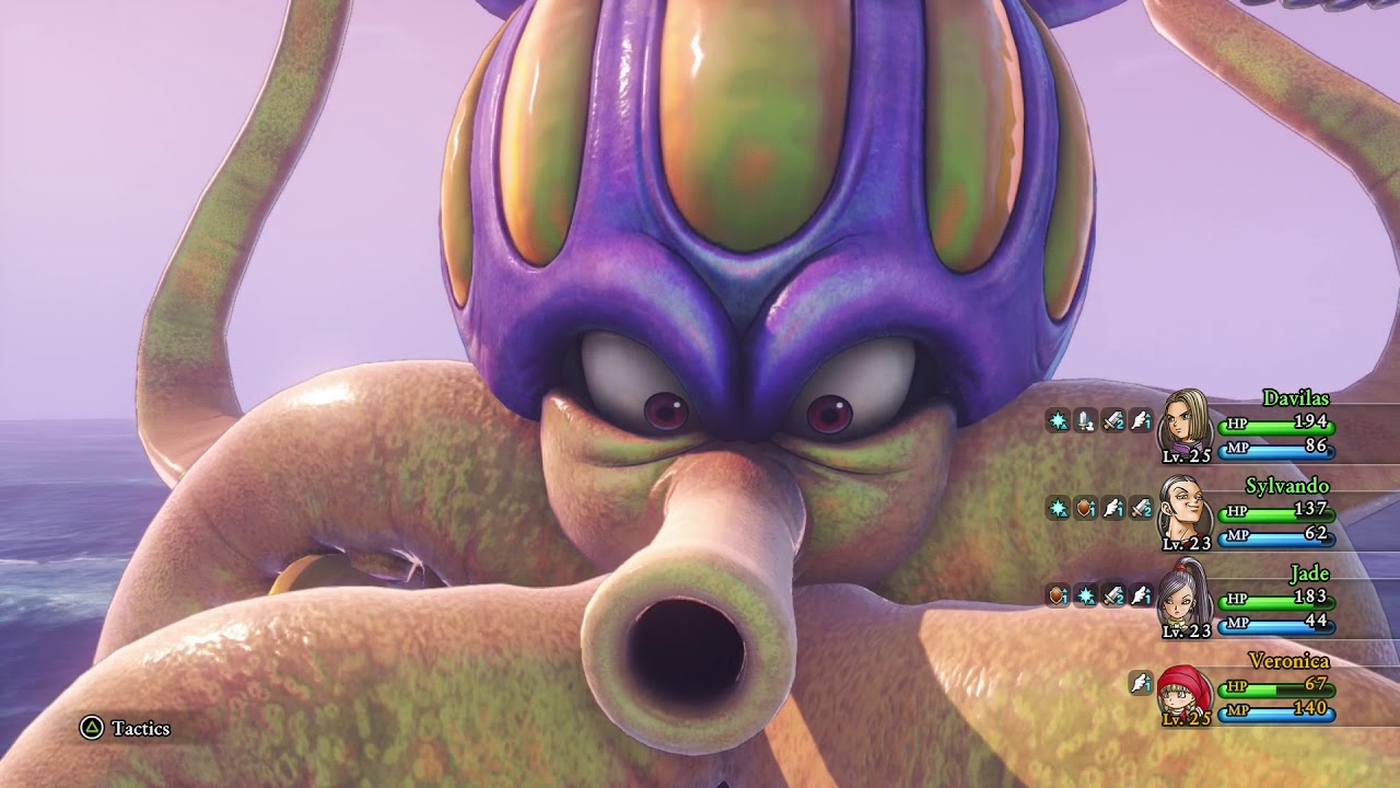 Dragon Quest XI [PS4] Playthrough #052, Boss: Tentacular; Kainui of Lonalulu