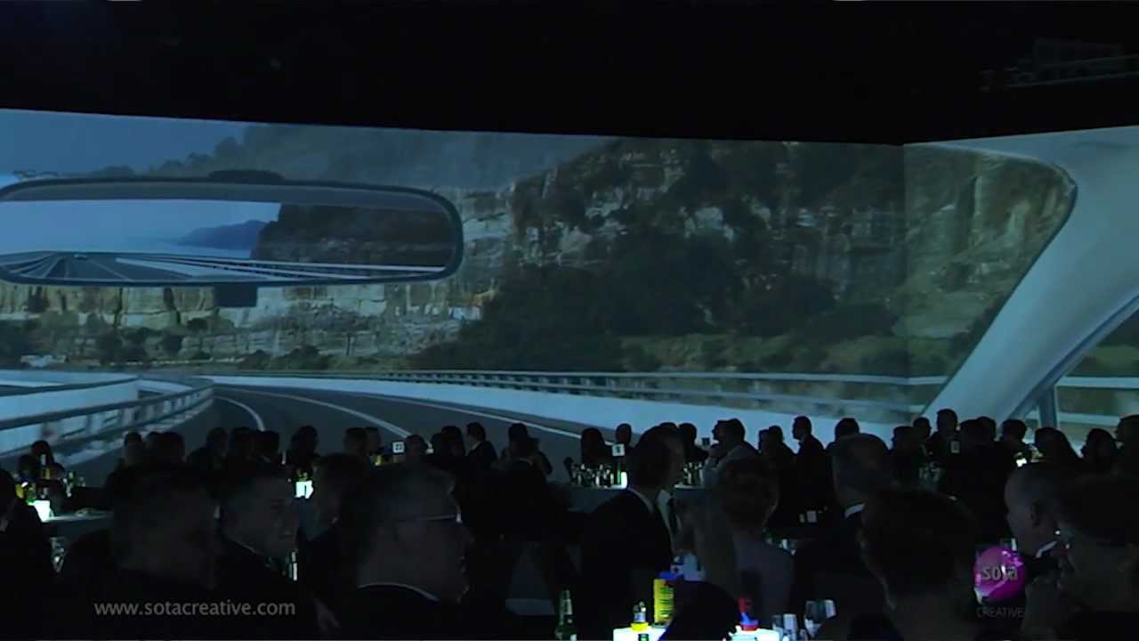 Subaru Impreza launch features virtual ride using 360-degree projection
