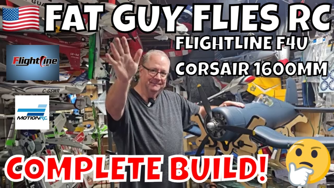 FLIGHTLINE F4U CORSAIR 1600MM BUILD by FGFRC #aviation #rc #warbirds