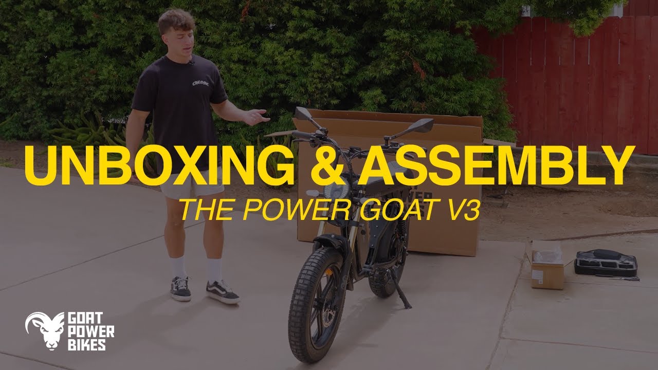 The Power Goat V3 Complete Unboxing & Assembly (With a Professional E-Bike Mechanic)