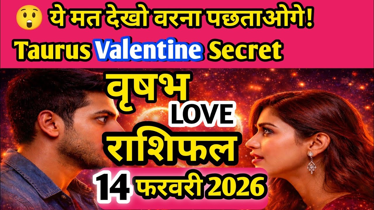 14 फरवरी 2026 वृषभ राशि लव राशिफल ❤️ | Taurus Love Horoscope Today | velentine special 