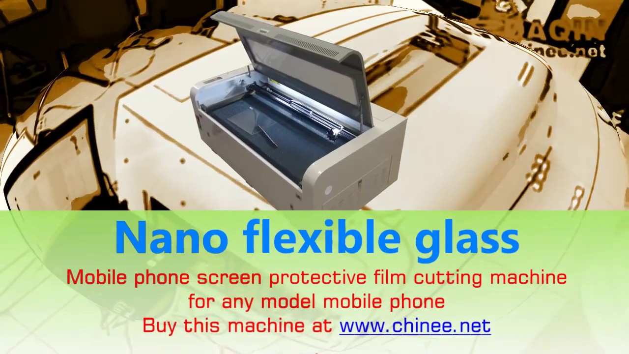 Daqin laser cutting wood machine for nano flexible glass screen protector