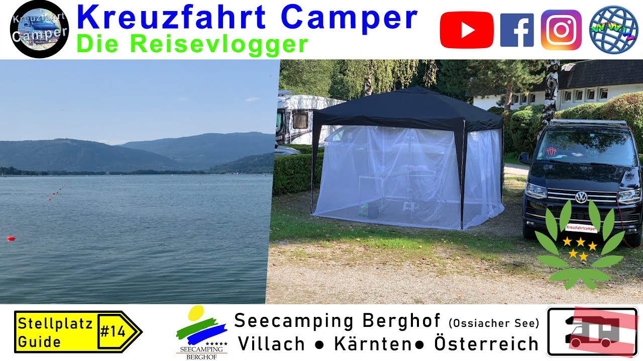 Seecamping Berghof (Ossiacher See) * Villach * Kärnten * Österreich - Stellplatz Guide #14
