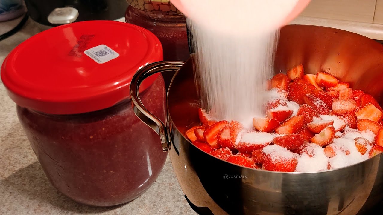 🍓 Homemade Strawberry Jam (No Pectin, No Thickener)