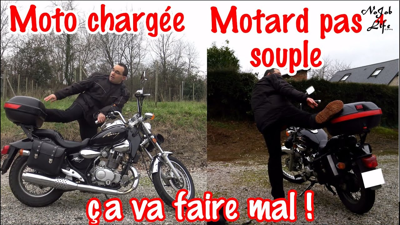 [FR] Tutoriel : comment monter sur une moto chargée