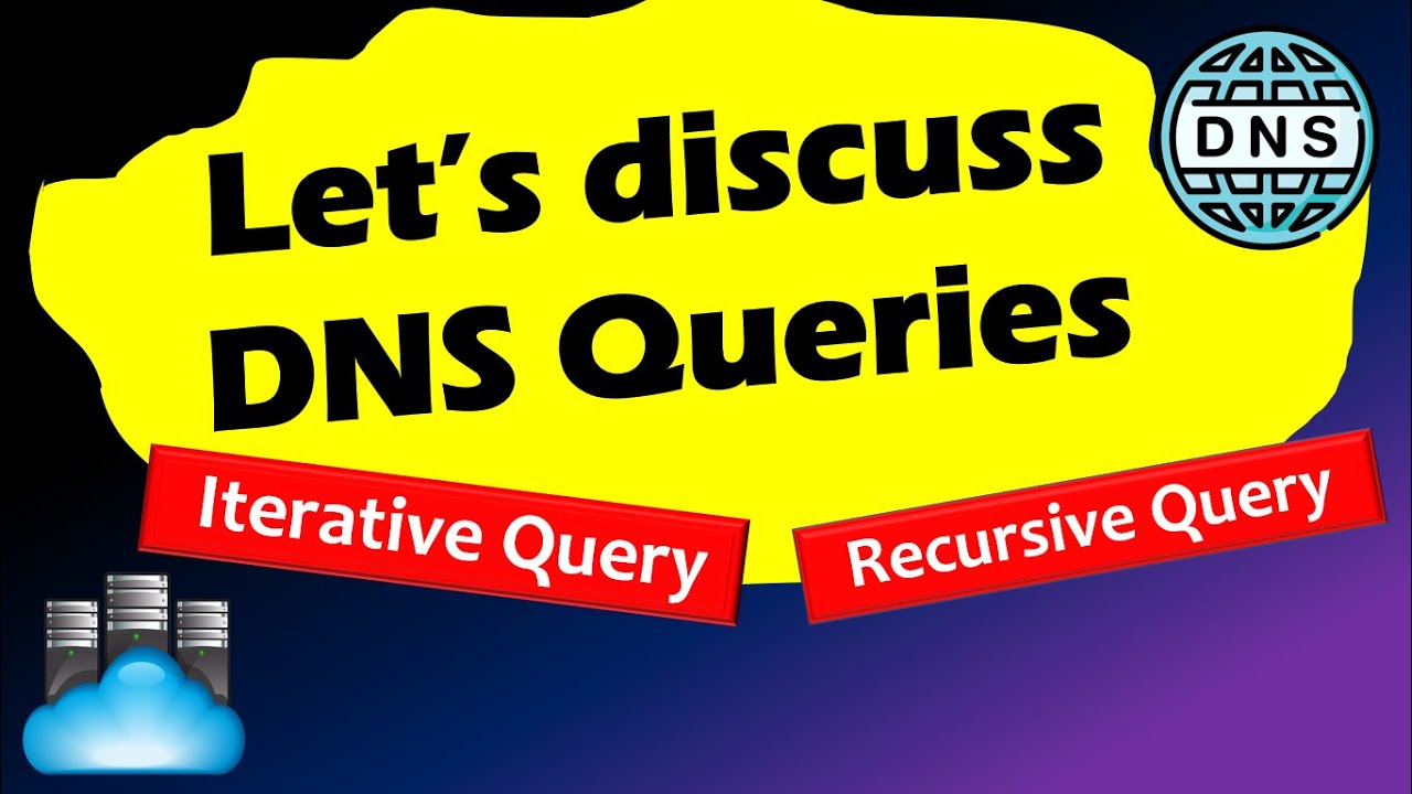 DNS - Iterative and Recursive Query #activedirectory #windowsserver #education #technical