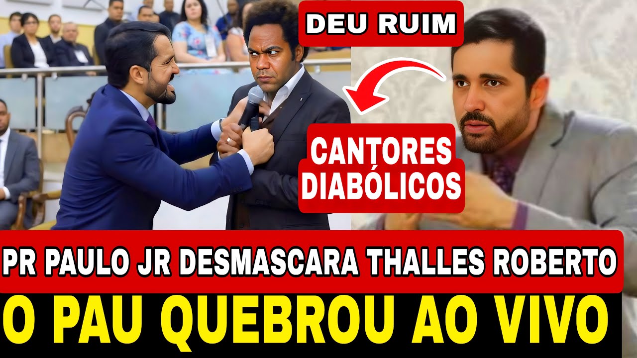 ⚠️O PAU QUEBROU AO VIVO! PR PAULO JR VAI PRA CIMA E DETONA THALLES TOBERTO !