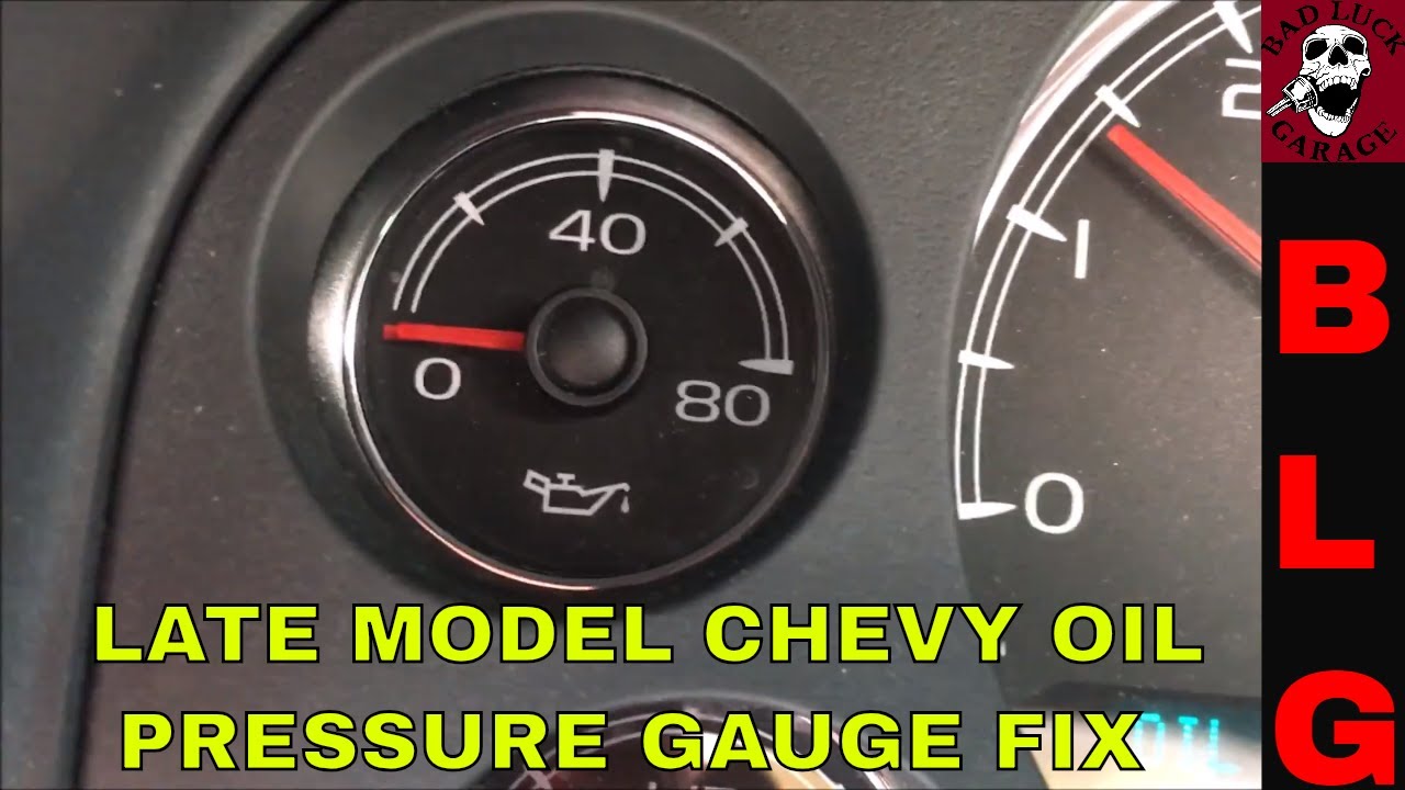 CHEVY TRUCK NO OIL PRESSURE / OIL PRESSURE GAUGE NOT WORKING