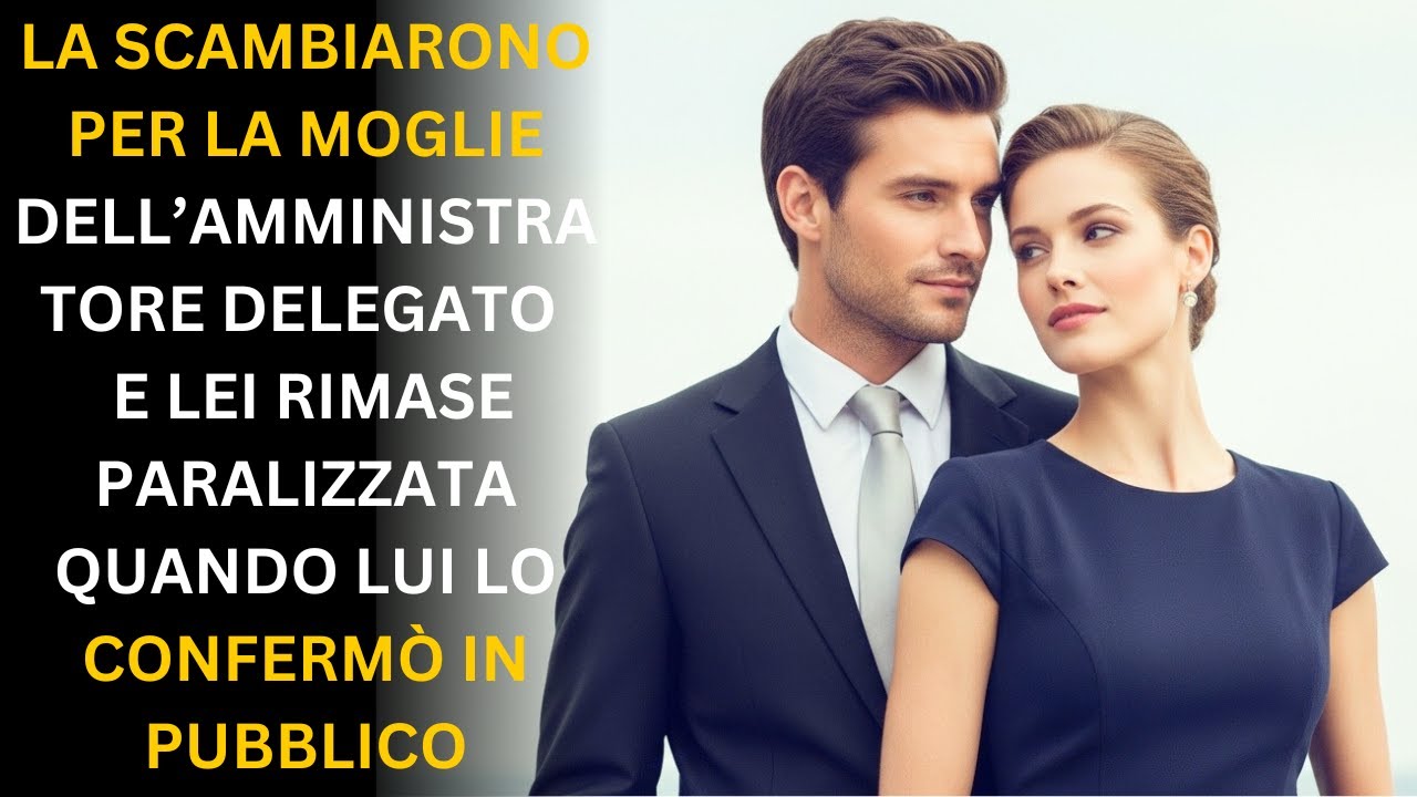 SCAMBIATA PER LA MOGLIE DEL CEO, RIMASE PARALIZZATA QUANDO LUI LO CONFERMÒ IN PUBBLICO DAVANTI A LEI