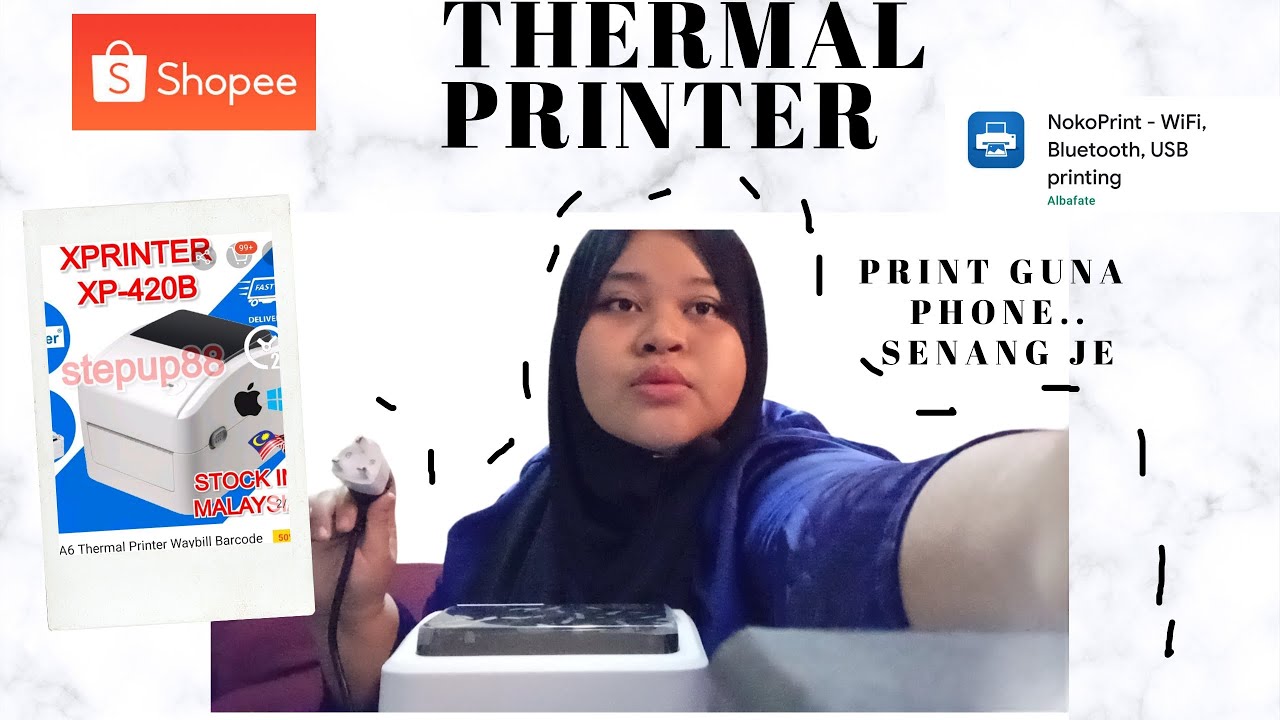 PRINT AIRWAYBILL GUNA PHONE JE..     SMALL BISNES OWNER DAN SELLER WAJIB TENGOK