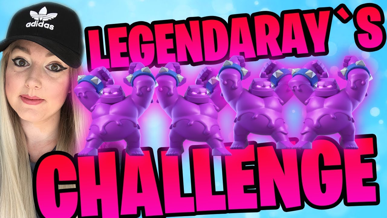 *NEW* LEGENDARAY`S INFINITE ELIXIR CHALLENGE with ELIXIR GOLEM DECK in CLASH ROYALE
