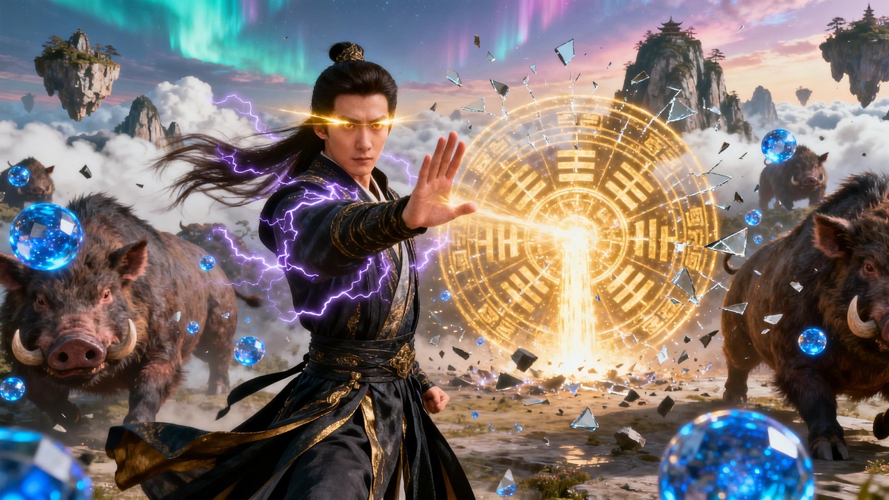 돼지 10만 마리 잡고 만렙 선력 각성!