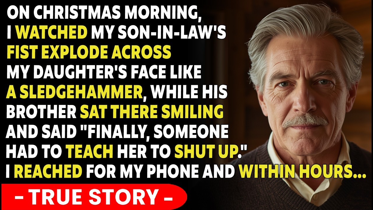 My Son-In-Law Hit My Daughter On Christmas Morning. I Made One Call, His $3M Empire Collapsed.