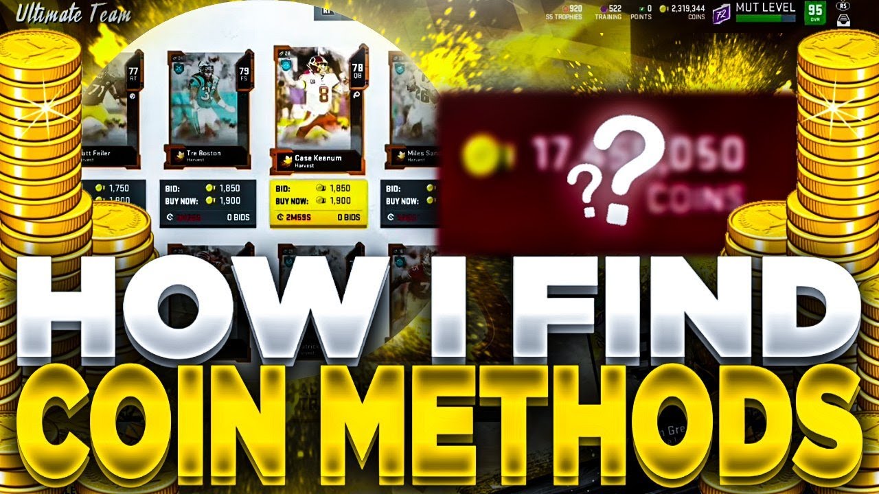 HOW I FIND COIN MAKING METHODS IN MADDEN 20 ULTIMATE TEAM!! | TIPS TO FIND YOUR OWN COIN METHODS!