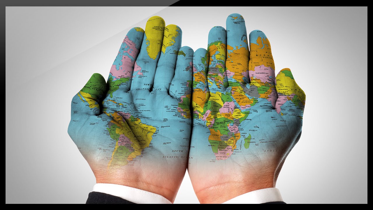 Photoshop tutorial - How to create graphic effects on hands