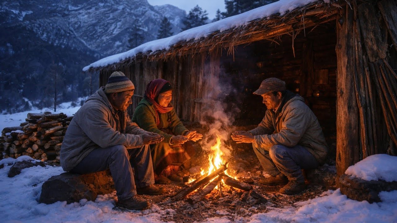 Life in the Snowy Himalayas | Daily Hard Work, Survival & Simple Living