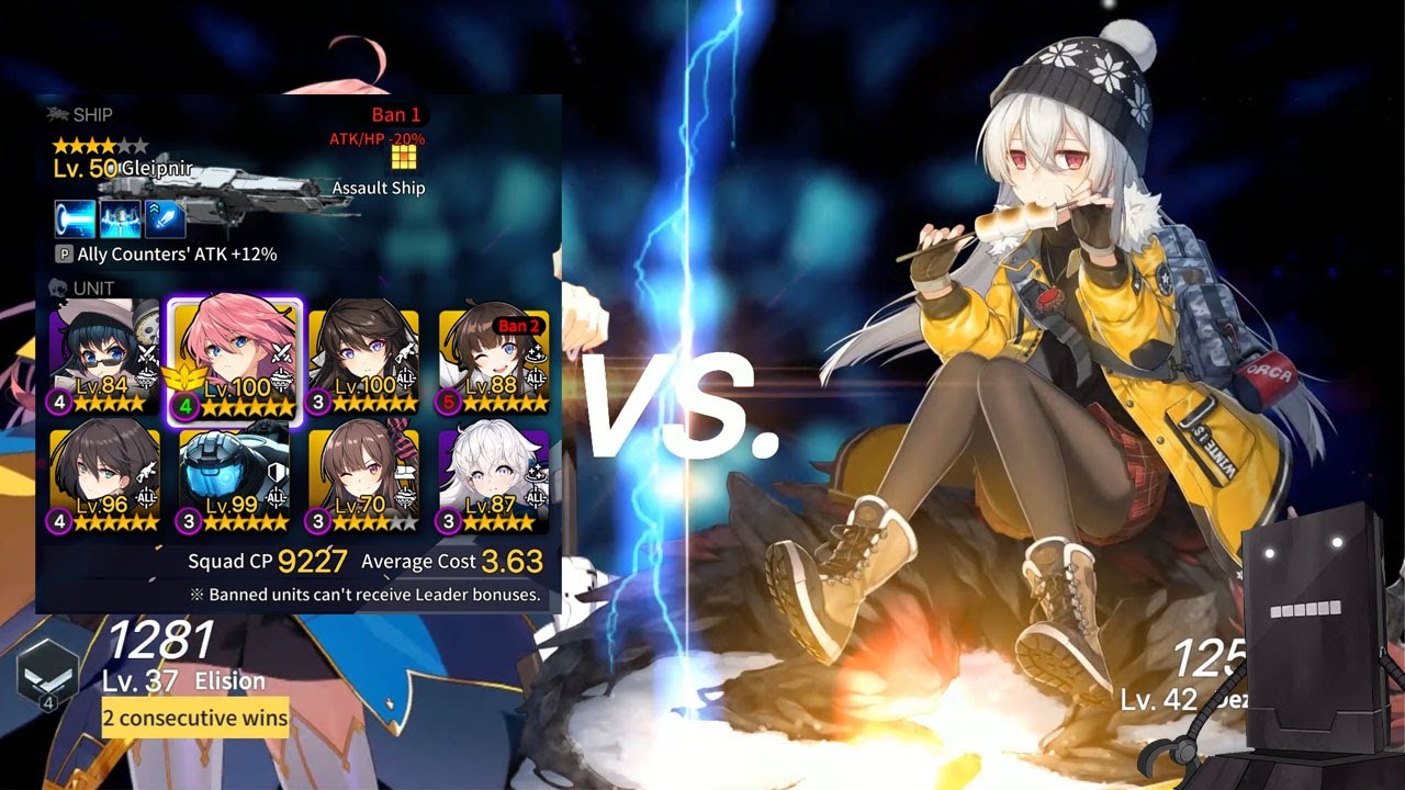 [Counter Side] Fought someone 5 Levels up 5 times in a row...