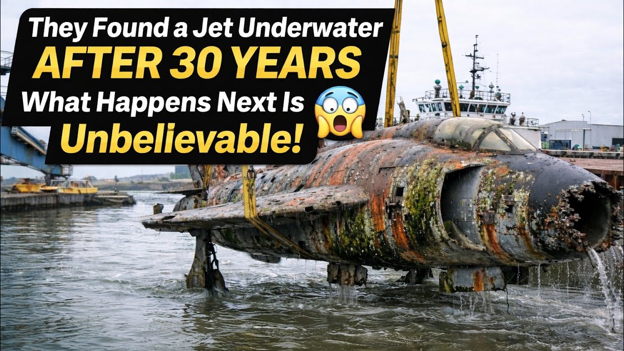 Abandoned Jet Found Underwater After Decades — Watch the FULL Restoration to 100% Like New