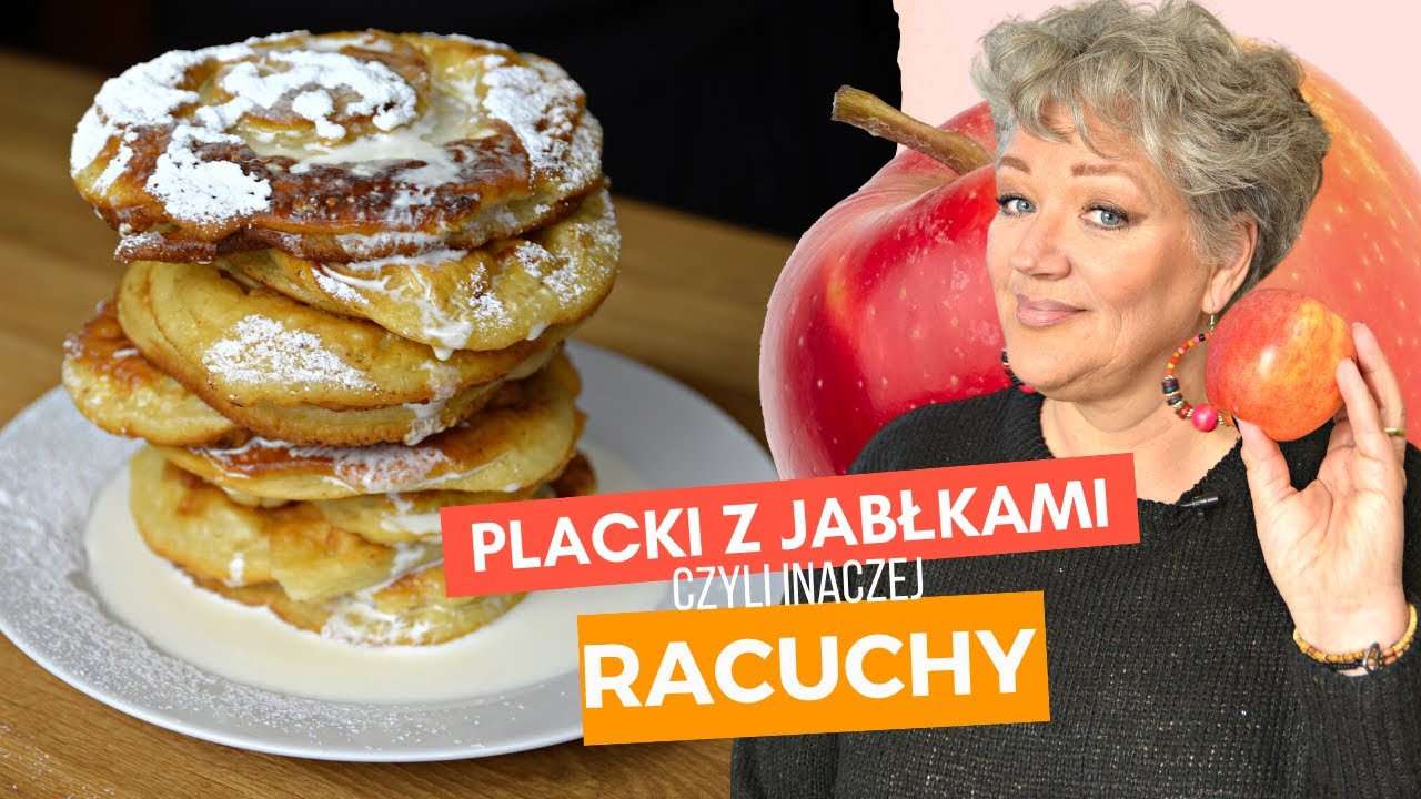 Puszyste RACUCHY Z JABŁKAMI w 10 minut 🍎
