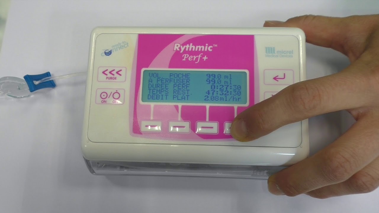 Prise en charge chimiothérapie avec Pompe Rythmic + :  Présentation