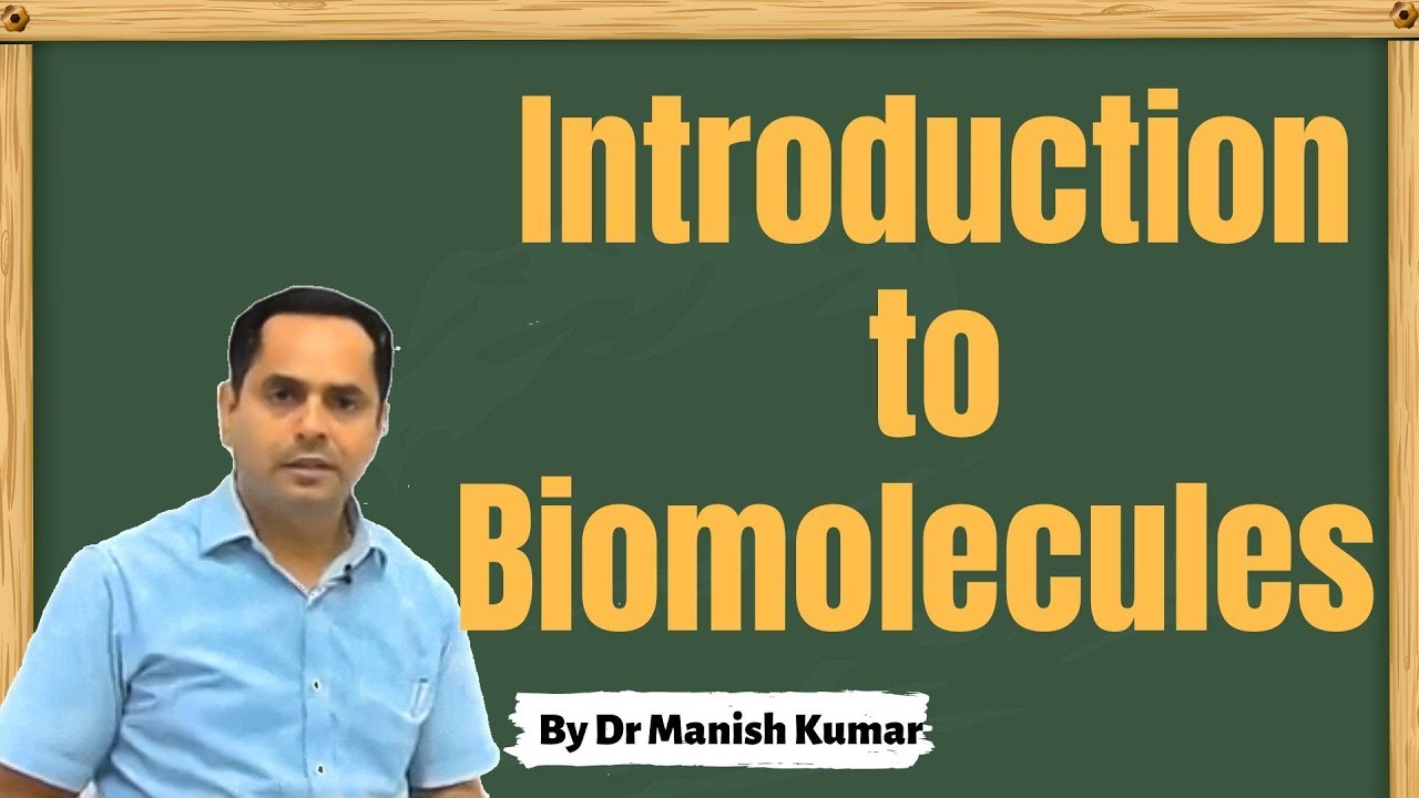 NEET Biology - Introduction to Biomolecules (in English) |NEET Preparation 2020 2021|