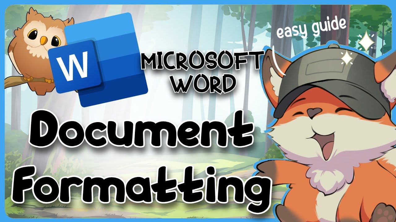 Microsoft Word Document Formatting | Guide Glimpse