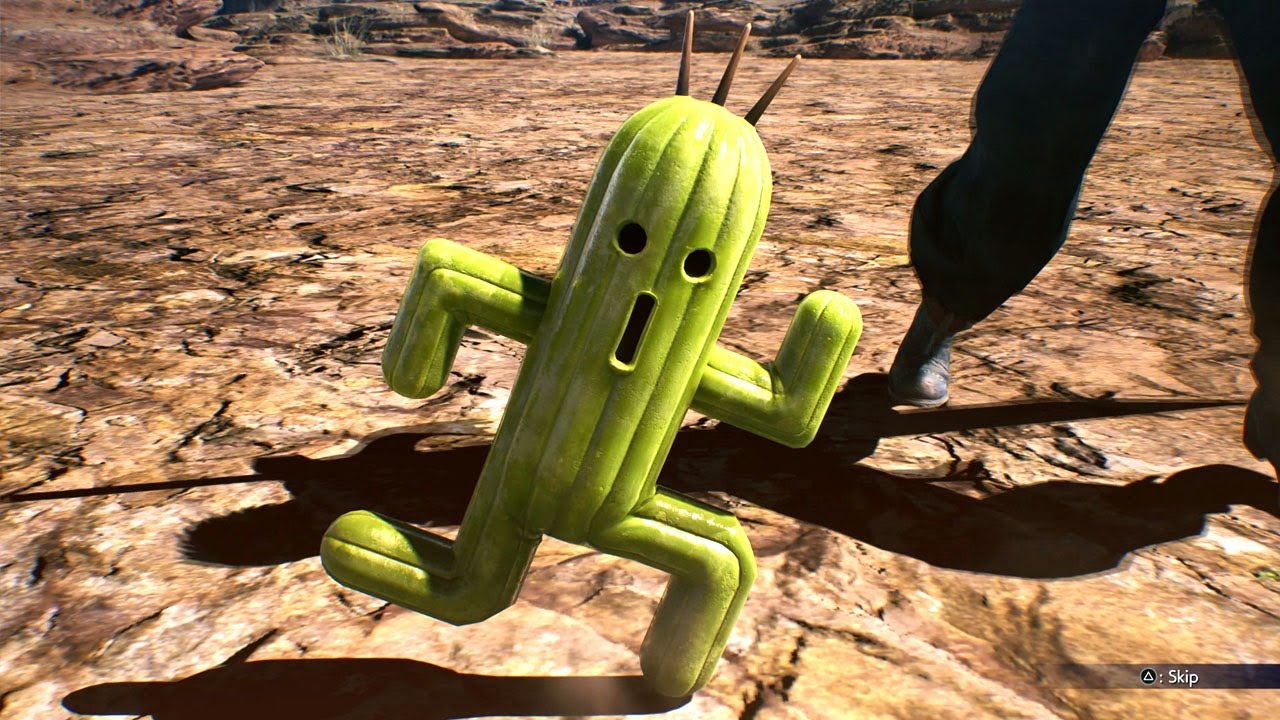 Cactuar Summon 1000 Needles - Crisis Core Final Fantasy 7 Reunion