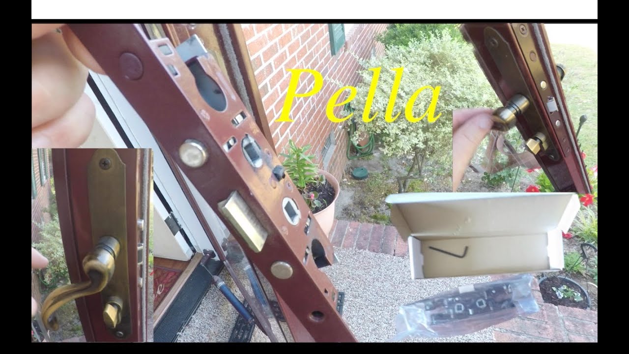 Как заменить защелку на противопожарной двери Pella.