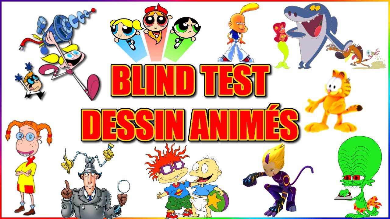 BLIND TEST - Dessin Animés  [50 Titres]