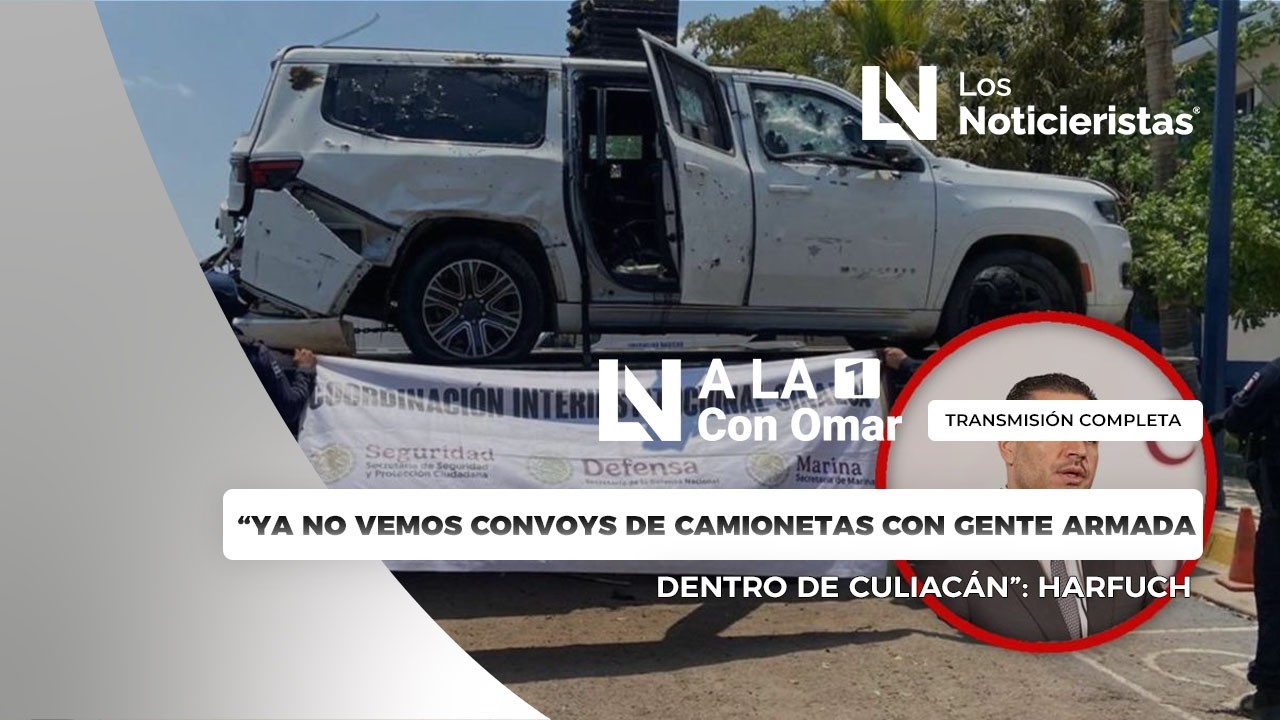 “Ya no vemos convoys de camionetas con gente armada dentro de Culiacán”: Harfuch