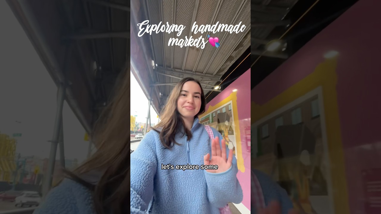 exploring handmade+vintage markets mini vlog #handmademarket #craftvlog