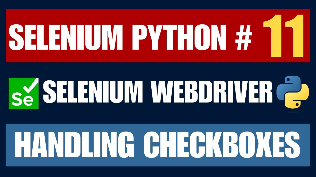 Selenium Python #11 | Обработка флажков