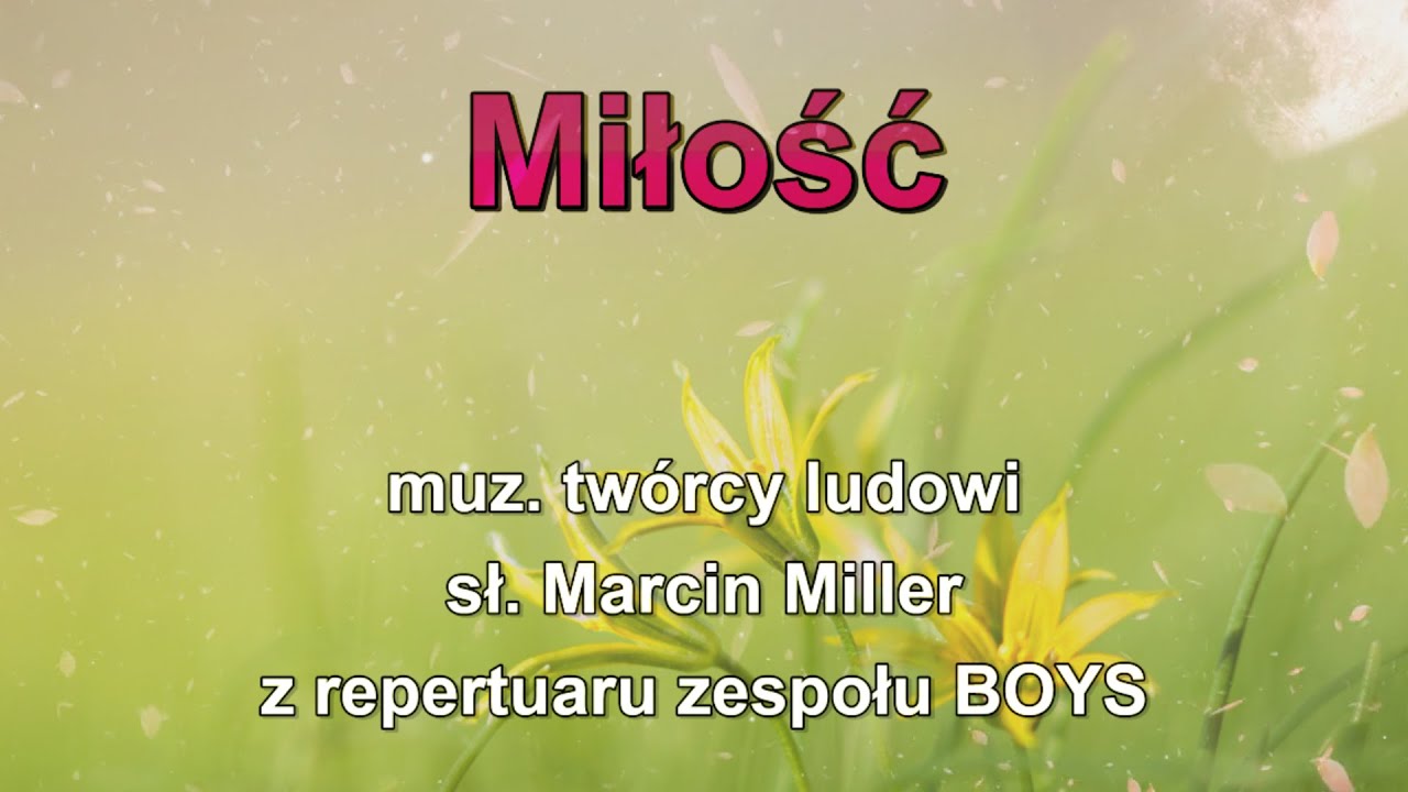 KARAOKE :: BOYS - Miłość [DISCO POLO]