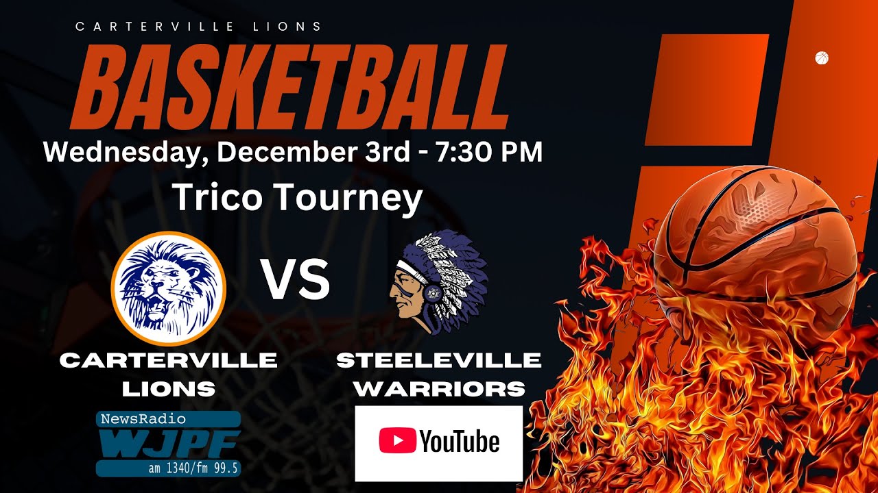 Carterville Lions vs. Steeleville Warriors - Trico Tourney - December 3, 2025