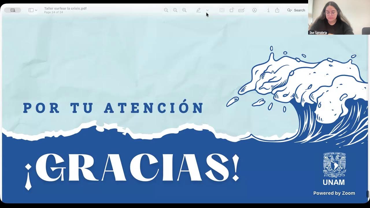 Taller para el estudiantado, surfear las crisis