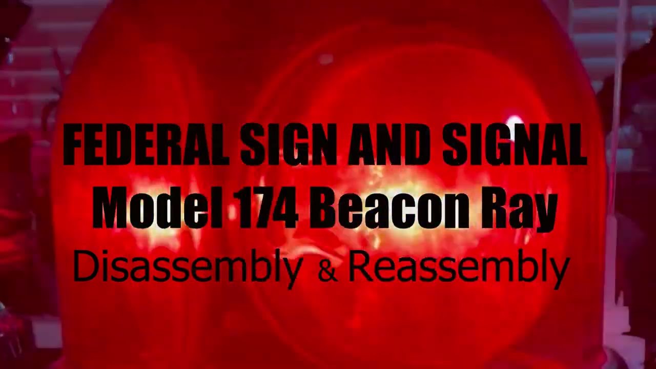 Beacon Ray 174 Disassembly and Reassembly YouTube