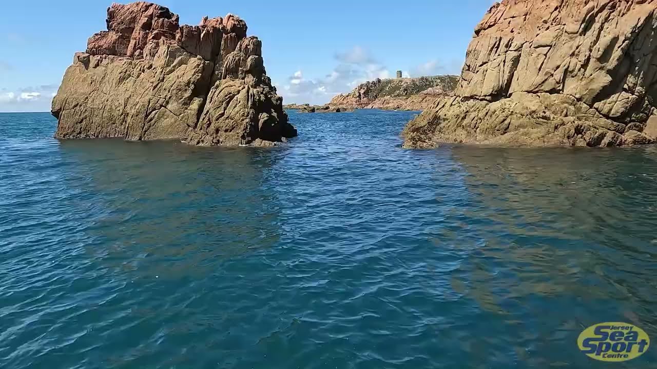 Hidden Rocks Only Visible from the Water—Jet Ski Adventure! #jerseyci #visitjersey #fyp