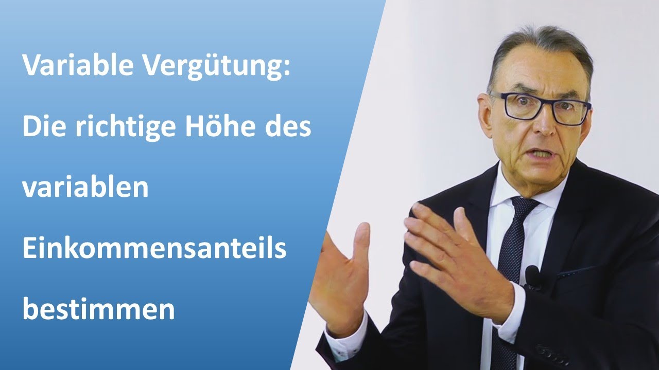 Variable Verg&uuml;tung: H&ouml;he des variablen Einkommensanteils festlegen